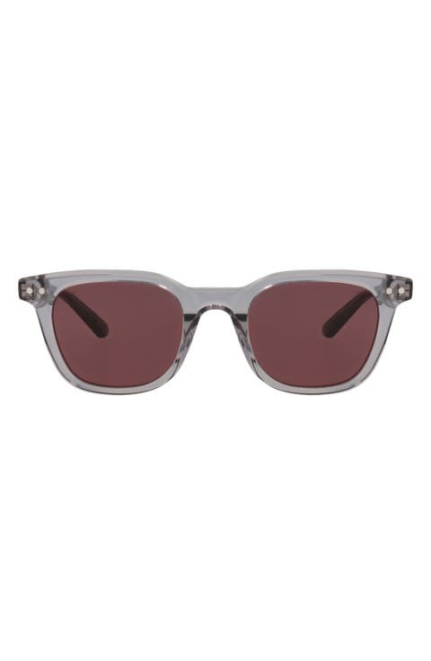 Small 49mm Round Sunglasses
