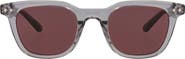 Montblanc Small 49mm Round Sunglasses