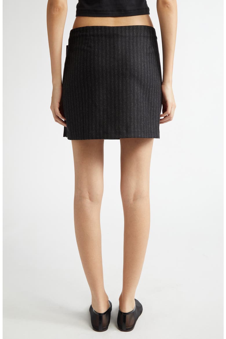 Leonie Stripe Skirt, Alternate, color, GREY