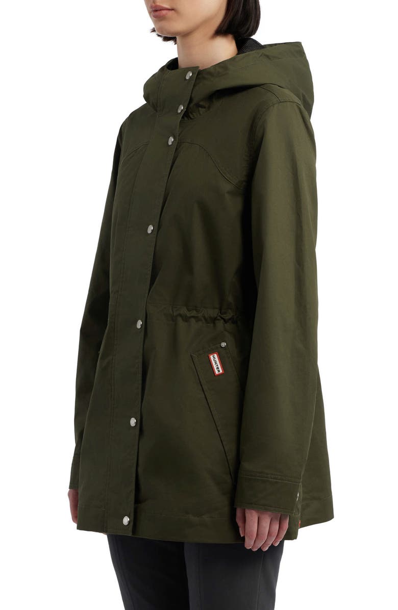 Hunter Adela Hooded Waterproof Jacket, Alternate, color, 