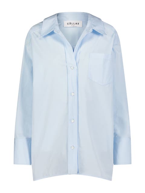 Petra Cotton Poplin Boyfriend Oversize Shirt