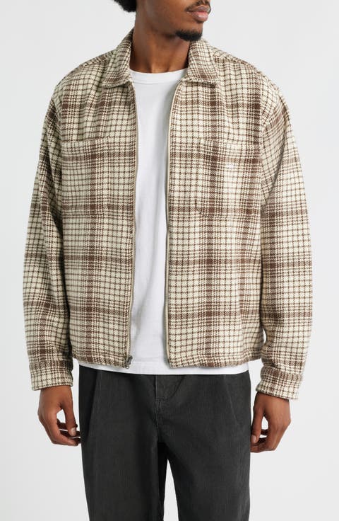 Parker Cotton Zip-Up Shirt Jacket