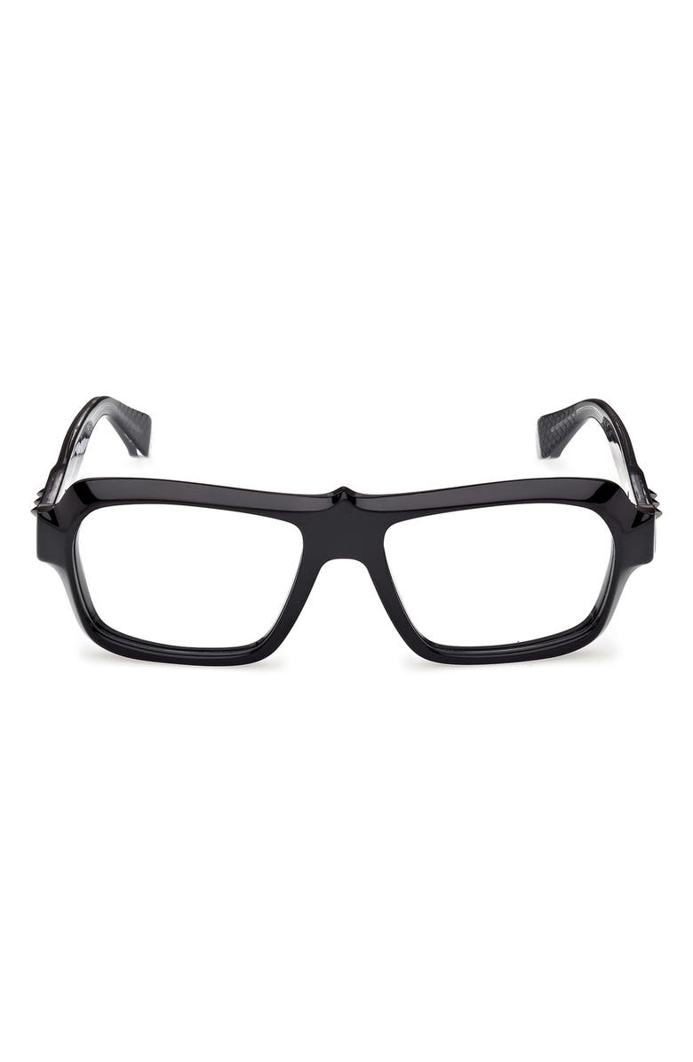 Christian Louboutin 55mm Rectangular Optical Glasses, Main, color, 