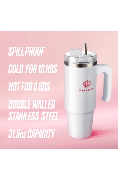 Juicy Couture 31.5-ounce Stainless Steel Tumbler
