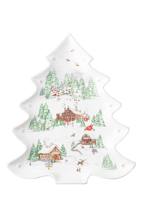 Berry & Thread North Pole Tree Platter