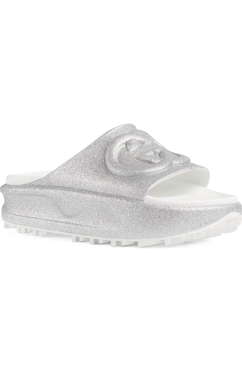 Gucci Miami Platform Slide Sandal, Main, color,