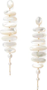 Chan Luu Mizumi Mother of Pearl Drop Earrings