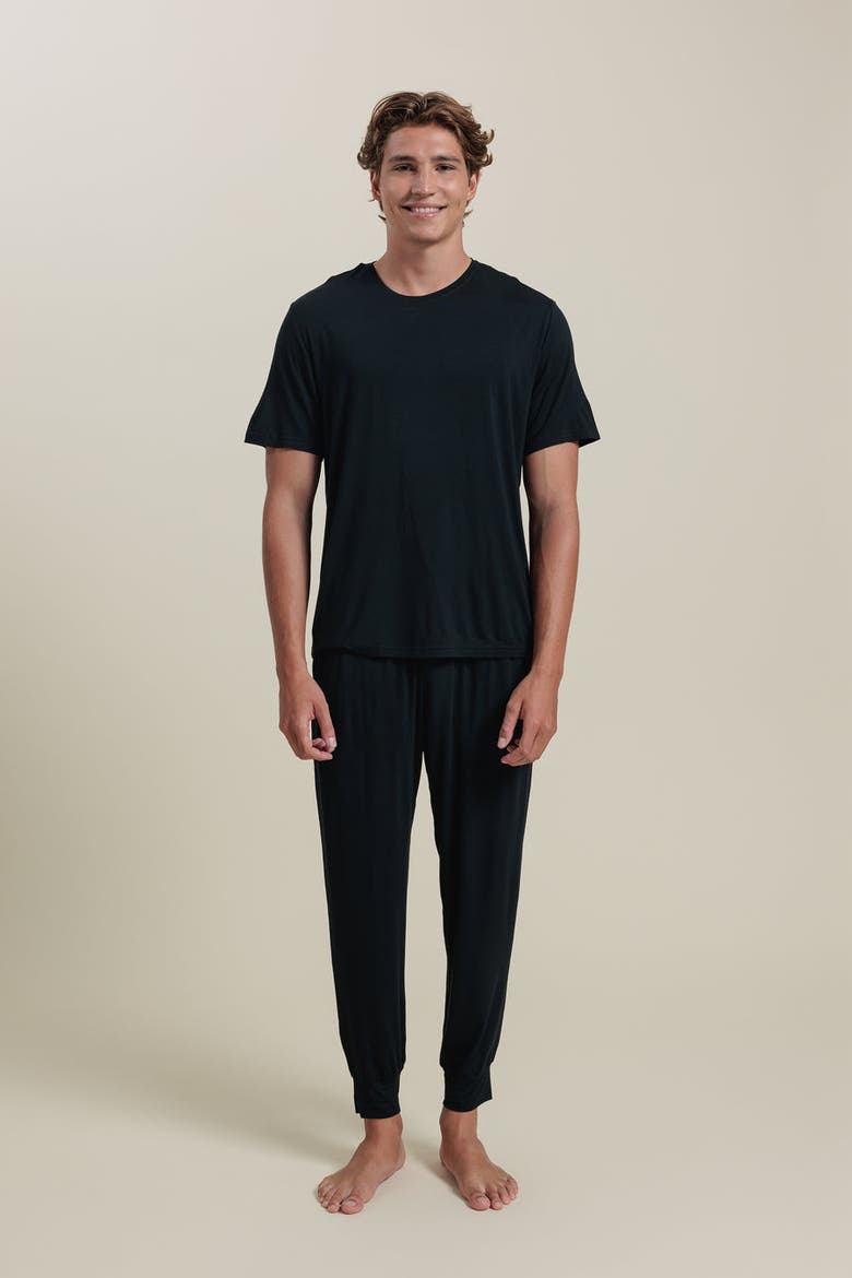 Natural Short Sleeve Tee, Alternate, color, Black