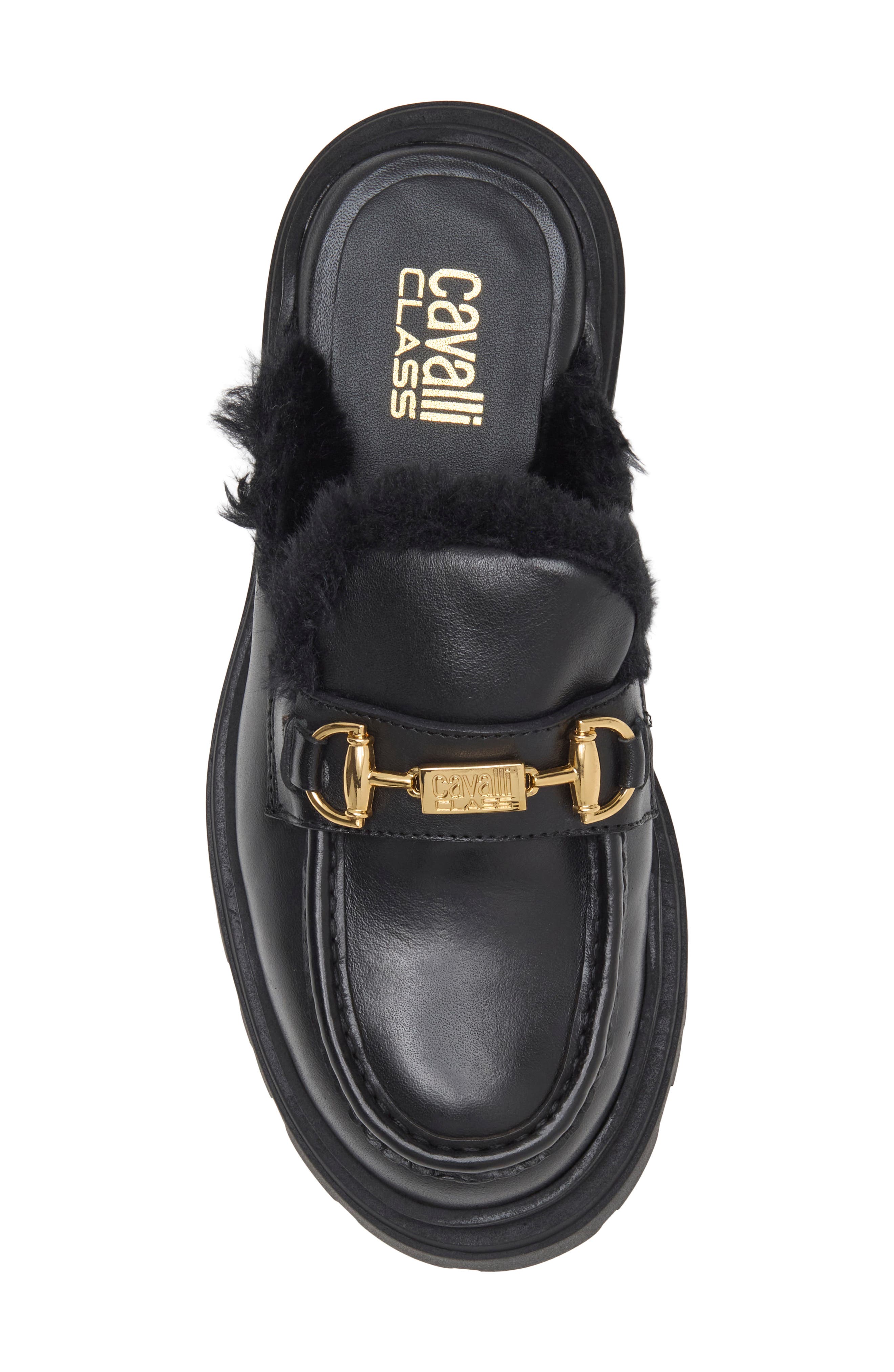 Cortina Open Back Loafer Mule, Alternate, color, BLACK