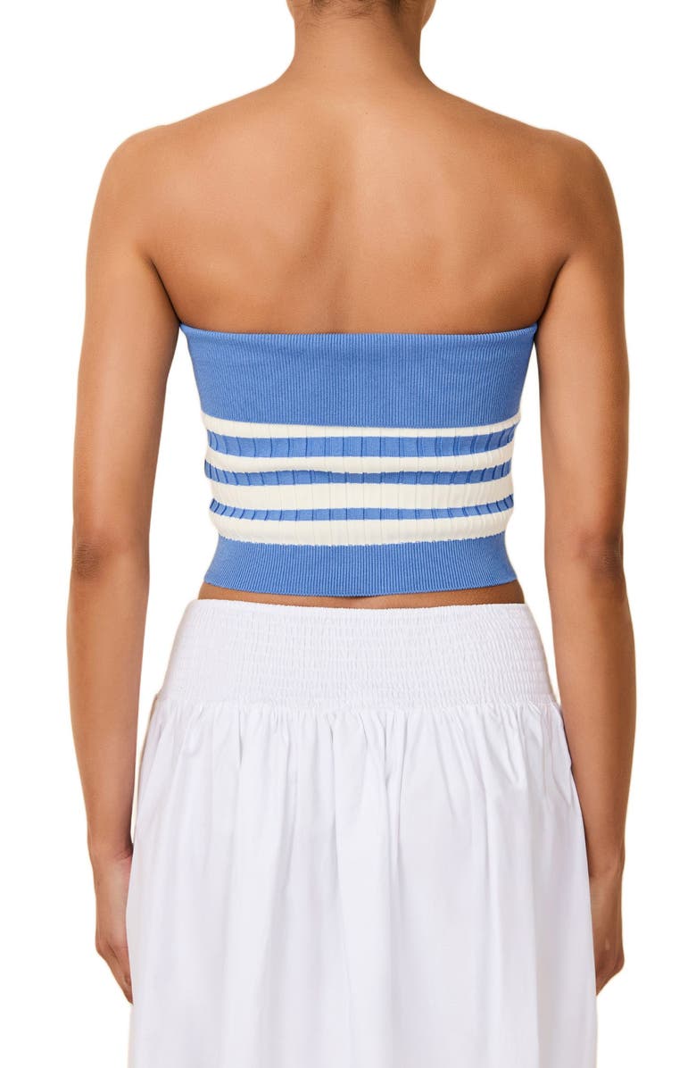 Solid & Striped Marnie Stripe Tube Top, Alternate, color, Sunset Stripe Marina Blue