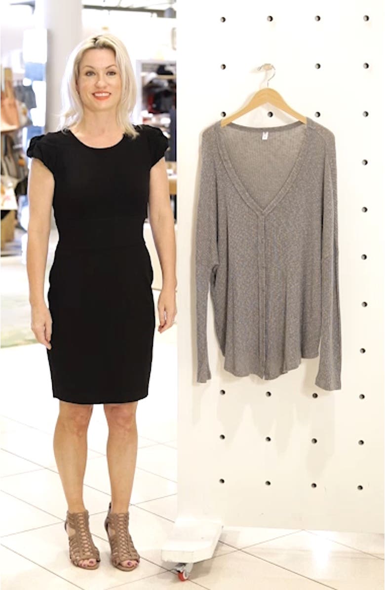 Ribbed Cardigan, sales video thumbnail