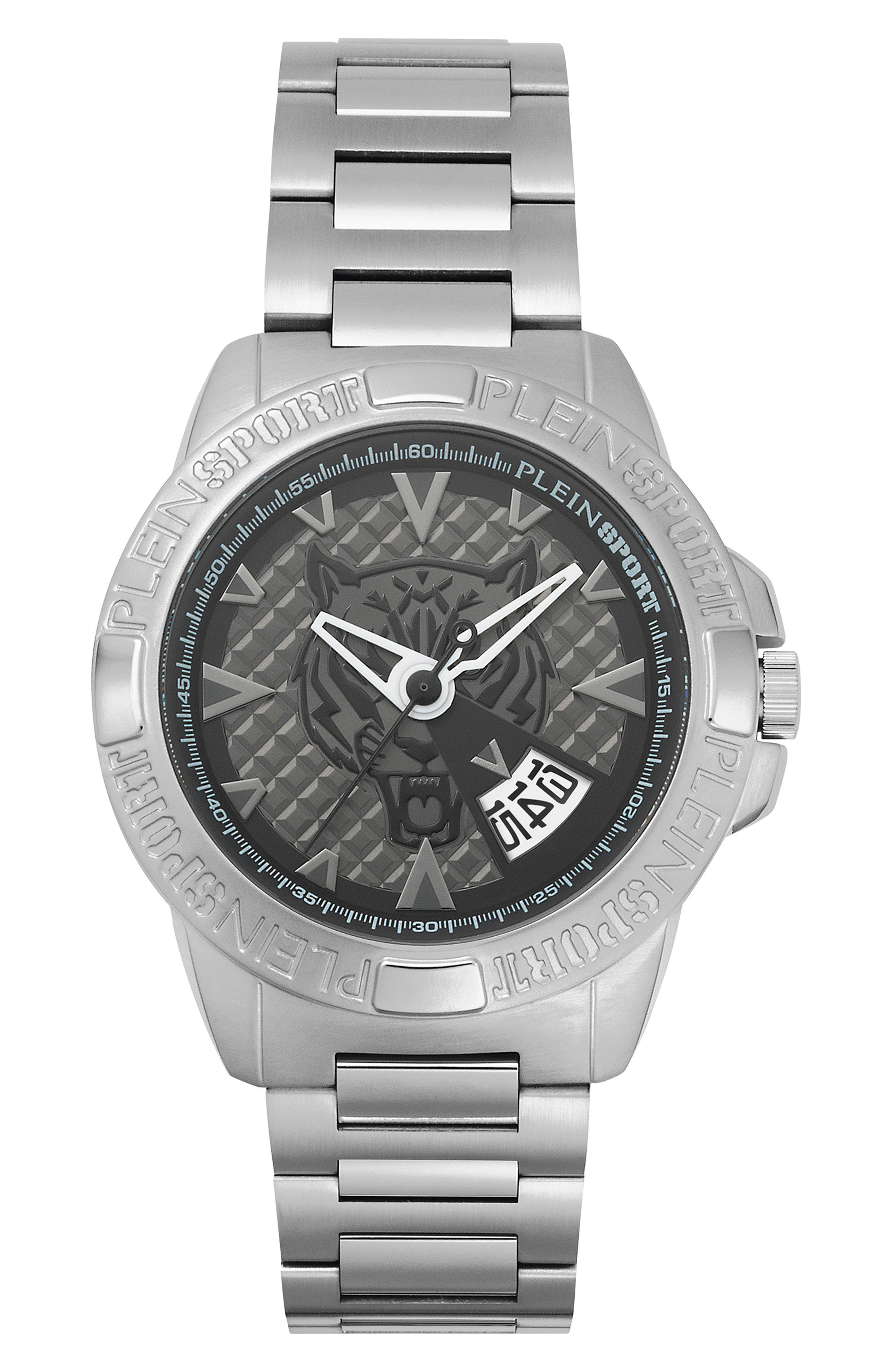 PLEIN SPORT Touchdown Bracelet Watch, 44mm