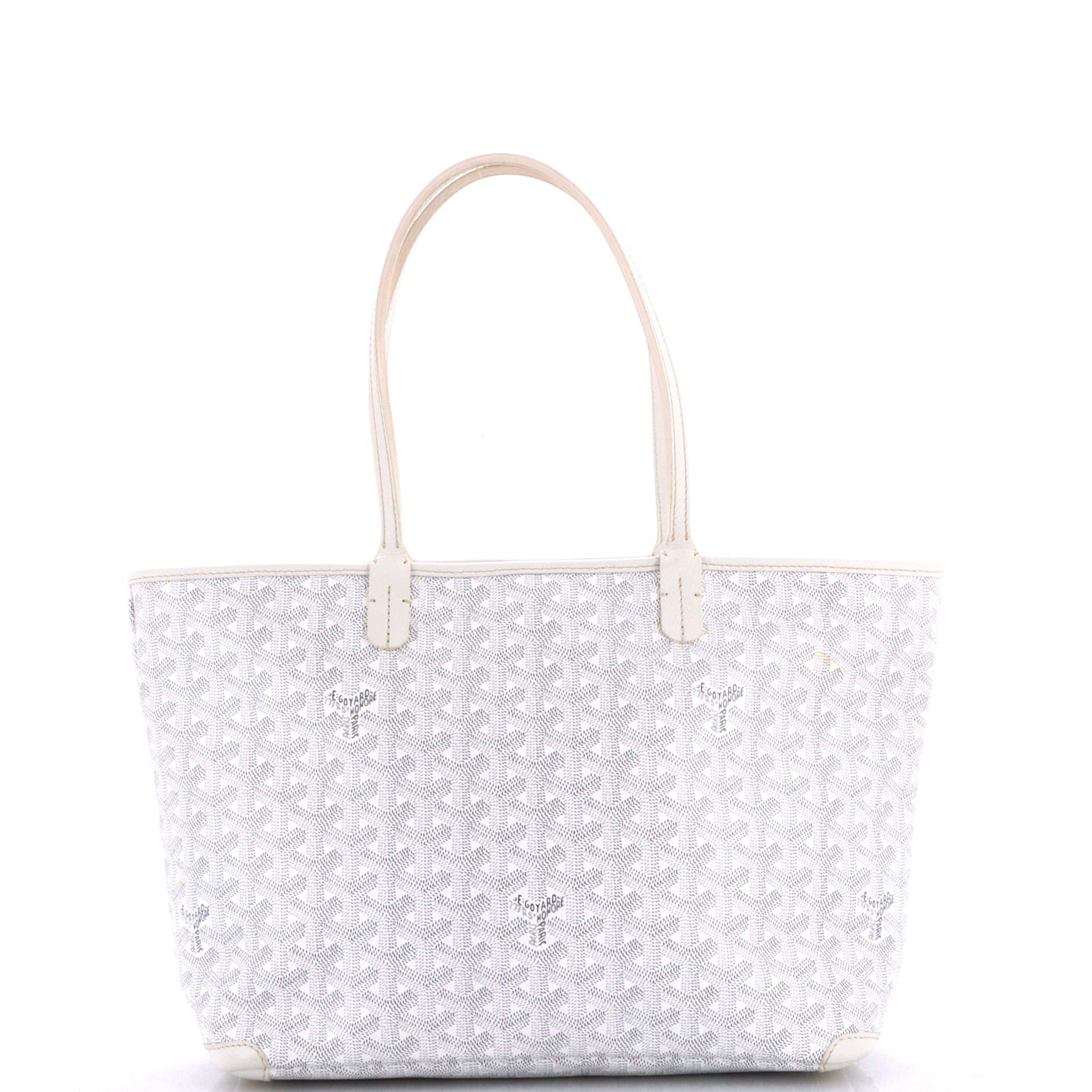 Artois Tote Coated Canvas PM, Main, color, White