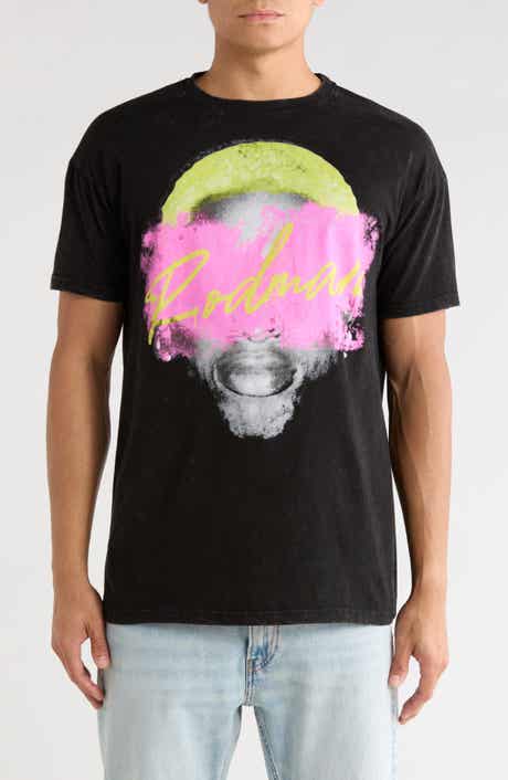 Rodman Pink Splash Cotton T-Shirt