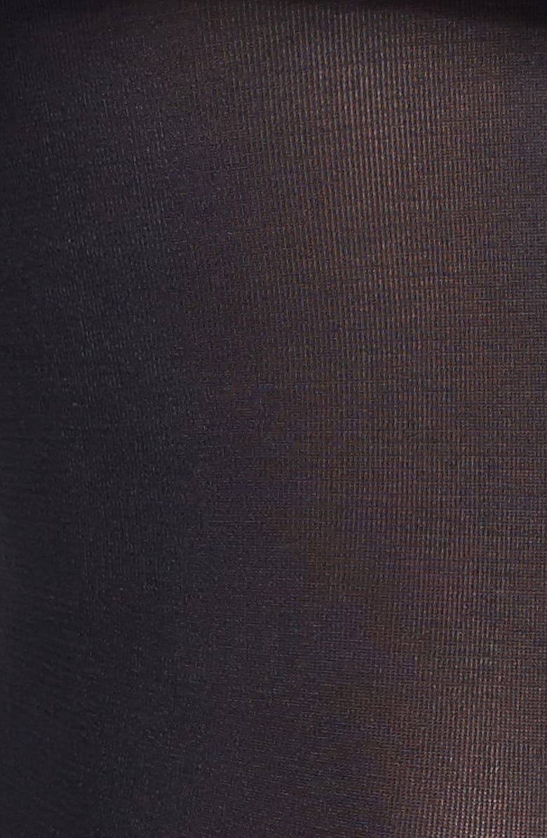 Donna Karan New York Donna Karan 'Evolution' Satin Jersey Tights, Alternate, color,