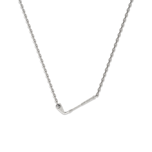 Pascal The Golf Club Necklace, White Diamond