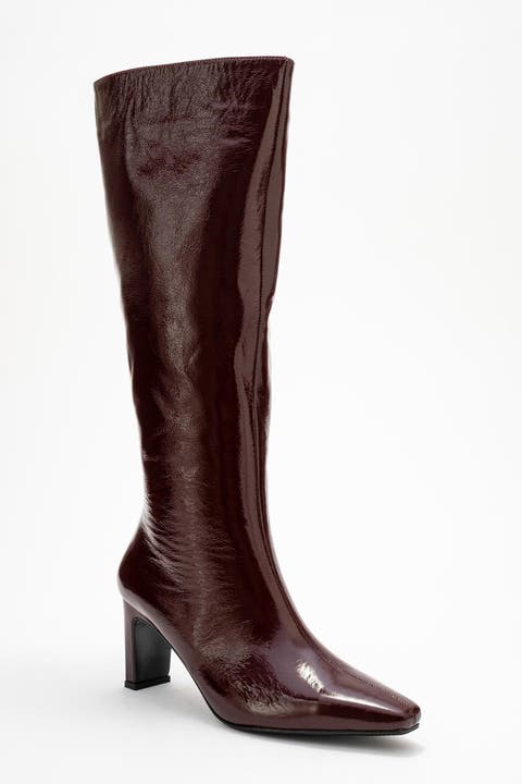 Velencia Leather Knee High Boot