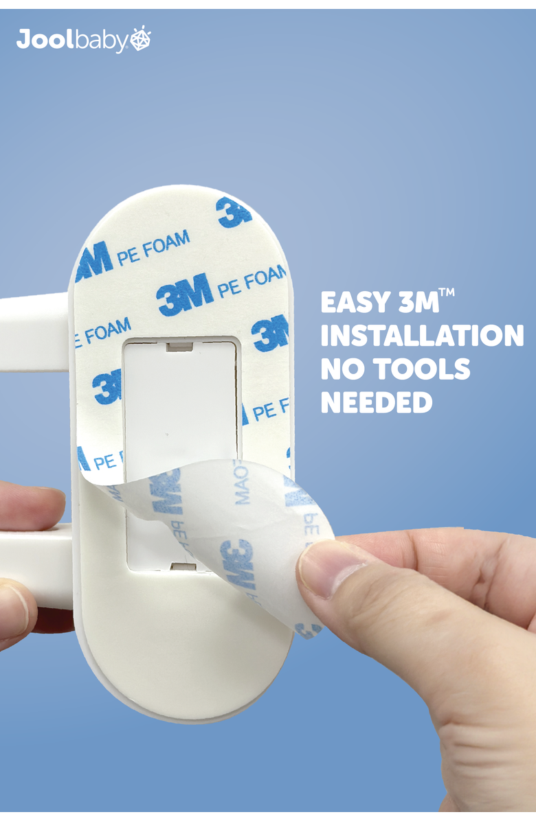 Jool Baby Door Lever Lock, Alternate, color,