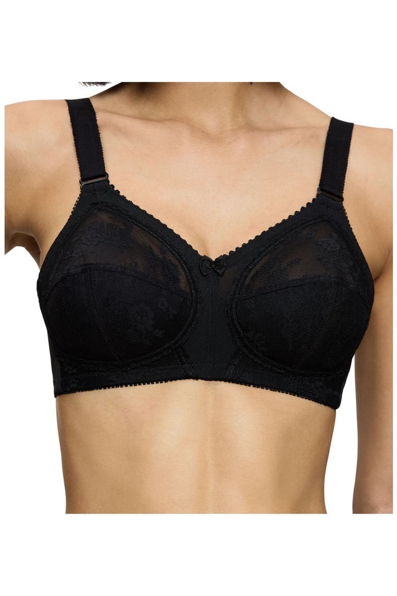 Doreen X Bra, Alternate, color, Black