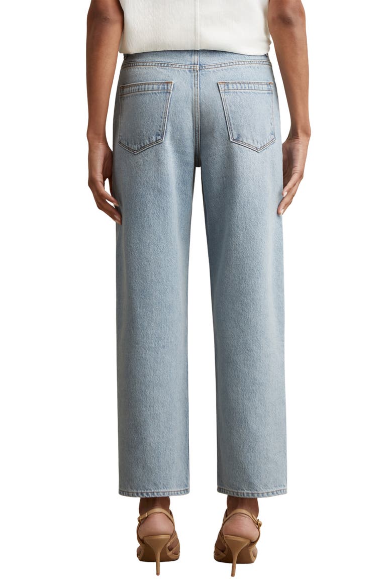 Selin Crop Straight Leg Jeans, Alternate, color, PALE BLUE