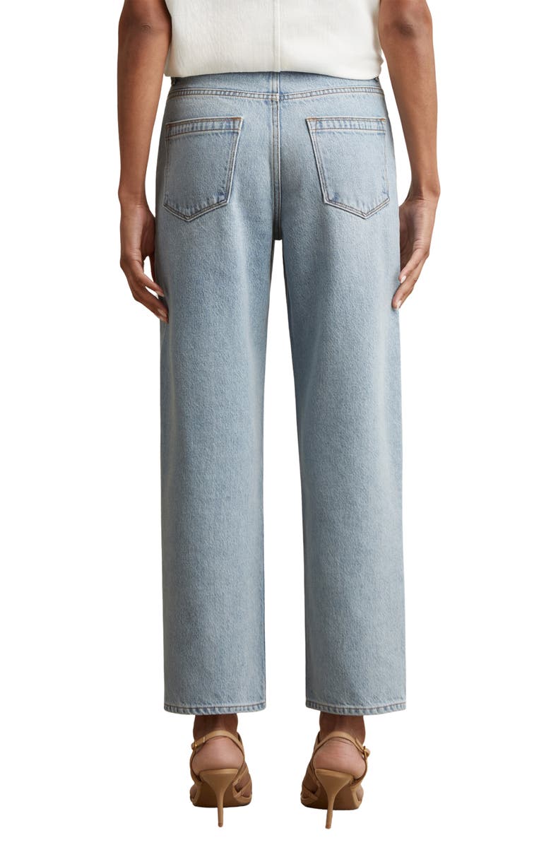 Reiss Selin Crop Straight Leg Jeans, Alternate, color, Pale Blue