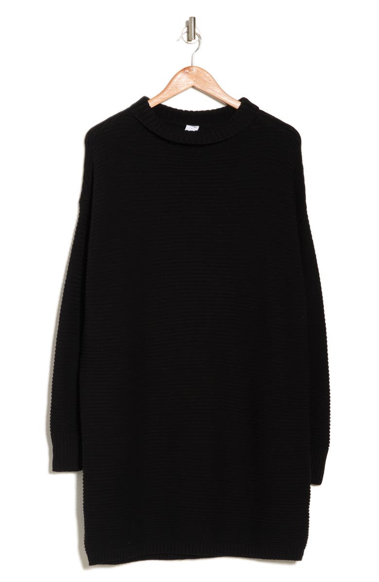 Melrose and Market Mock Neck Mini Sweater Dress, Alternate, color, 