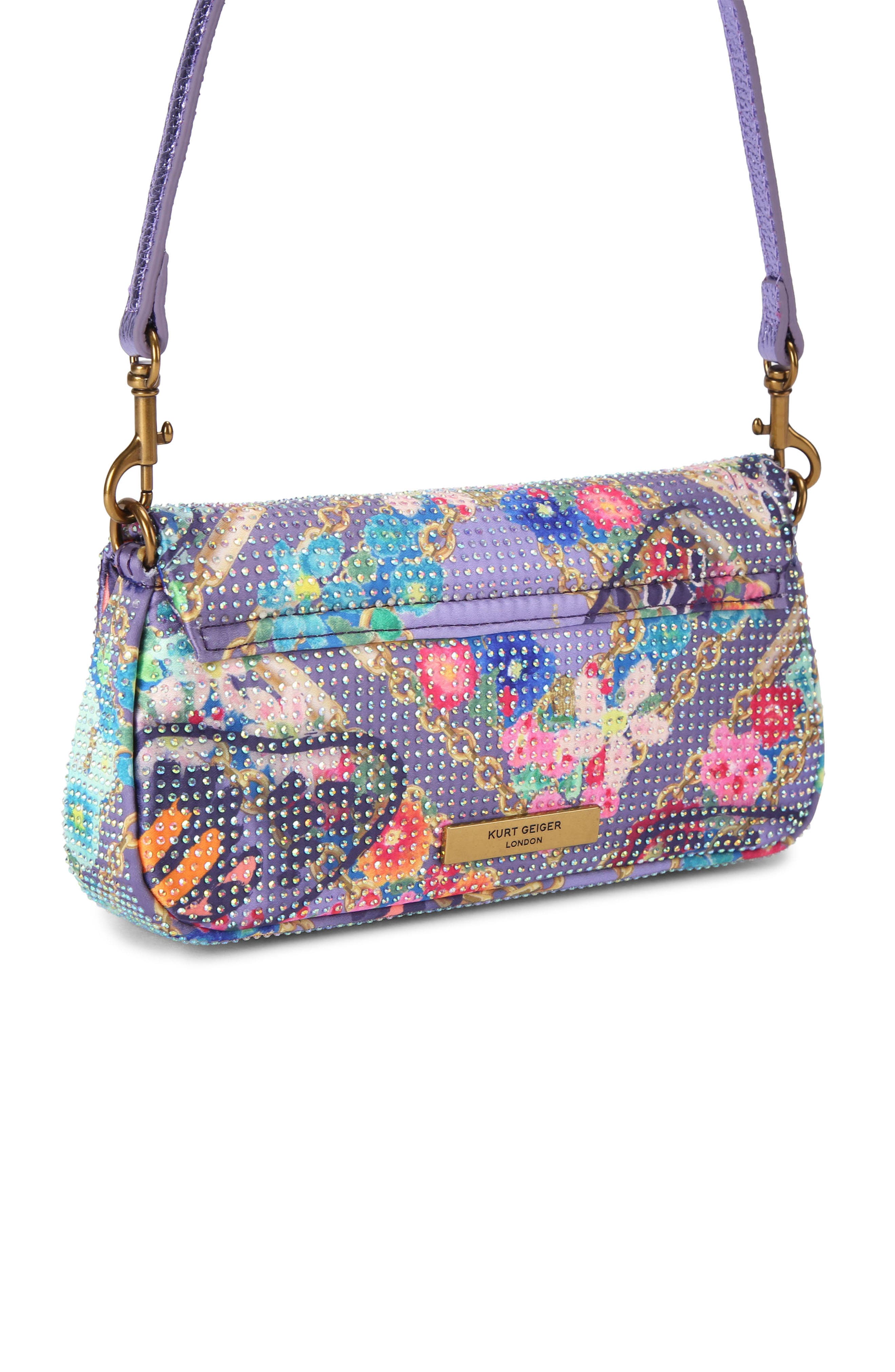 Kurt Geiger London Pickle Shoulder Bag, Alternate, color, Lilac