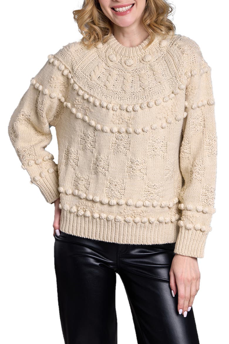 Heritage Crewneck Sweater, Main, color, IVORY
