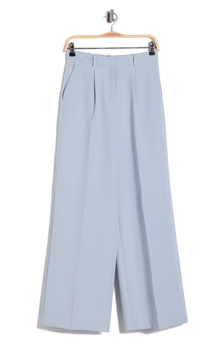 BOSS Tiwi Wide Leg Trousers, Main, color, Medium Blue