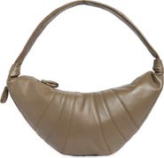 Lemaire Large Croissant Leather Crossbody Bag
