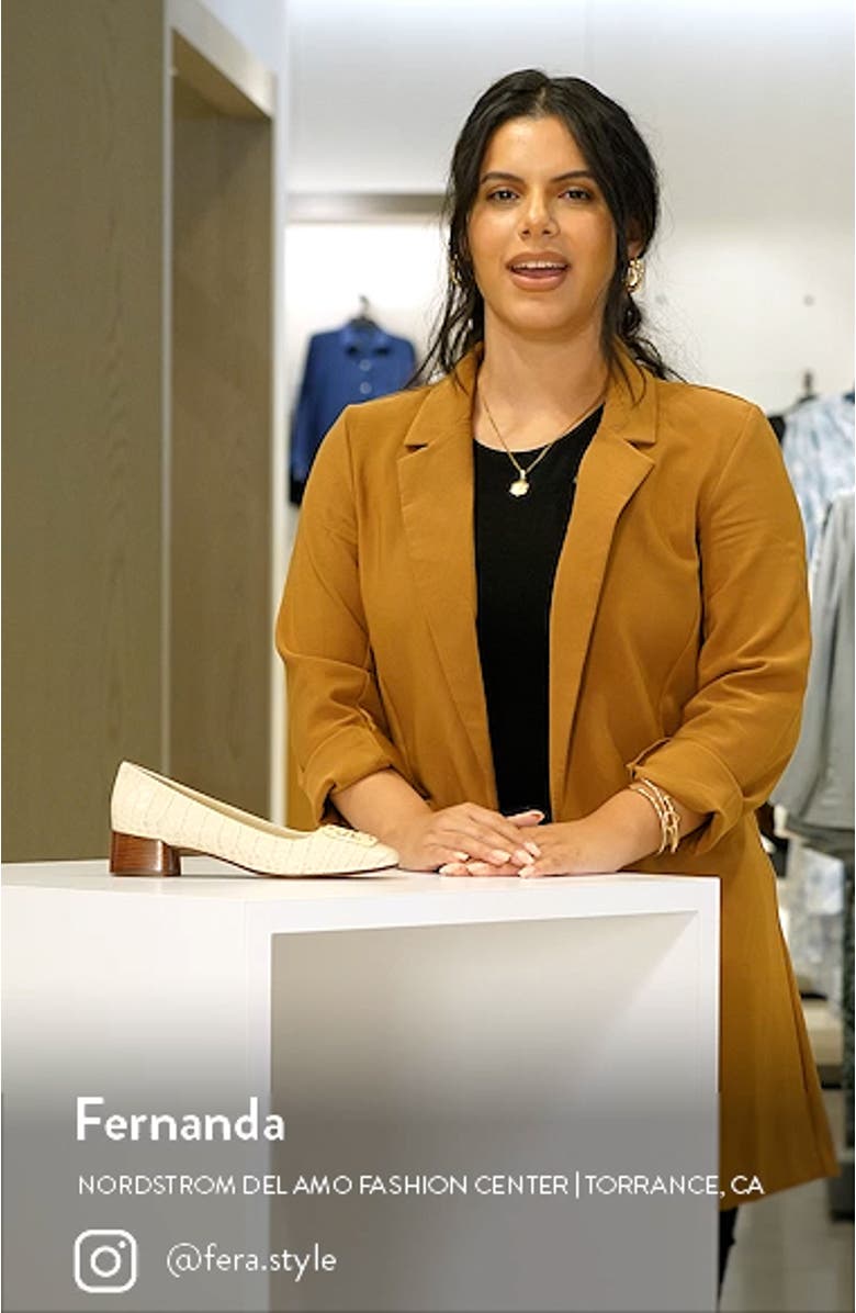 Georgia Block Heel Pump, sales video thumbnail