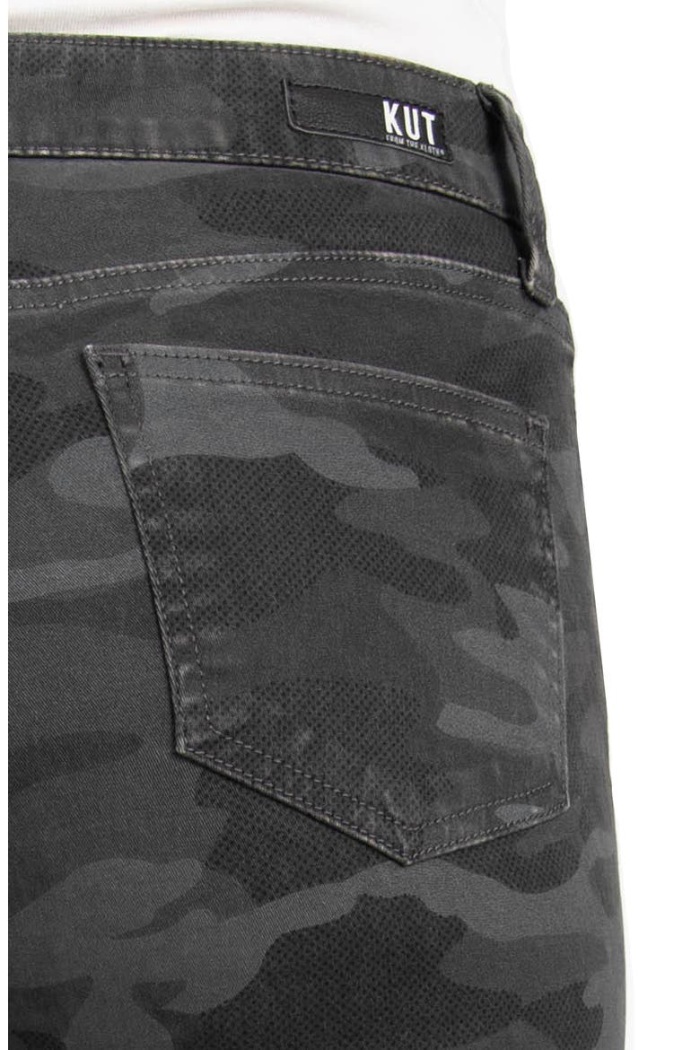 Connie High Waist Raw Hem Ankle Skinny Jeans, Alternate, color, BLACK/ GREY