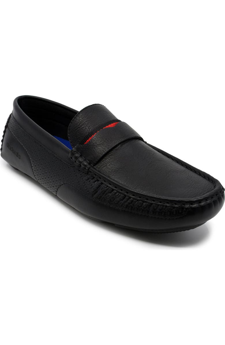 AKADEMIKS Tabor Penny Loafer, Main, color, Black