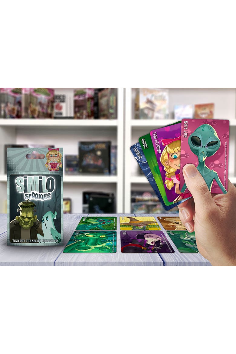 Similo Spookies Cooperative Deduction Card Game 7+, Alternate, color, Multicolored
