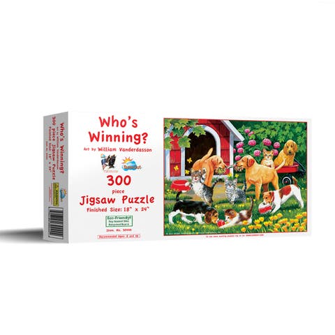 Who's Winning 300 piece Jigsaw Puzzle for Adults