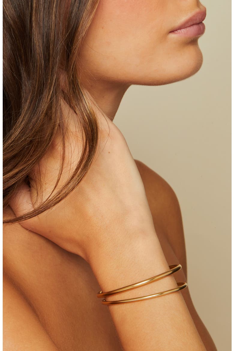 Cuff Bracelet, Alternate, color, GOLD-FILLED