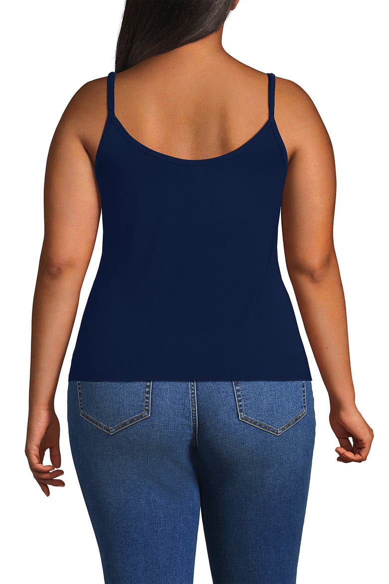 Cooling V-neck Camisole, Alternate, color, Deep Sea Navy