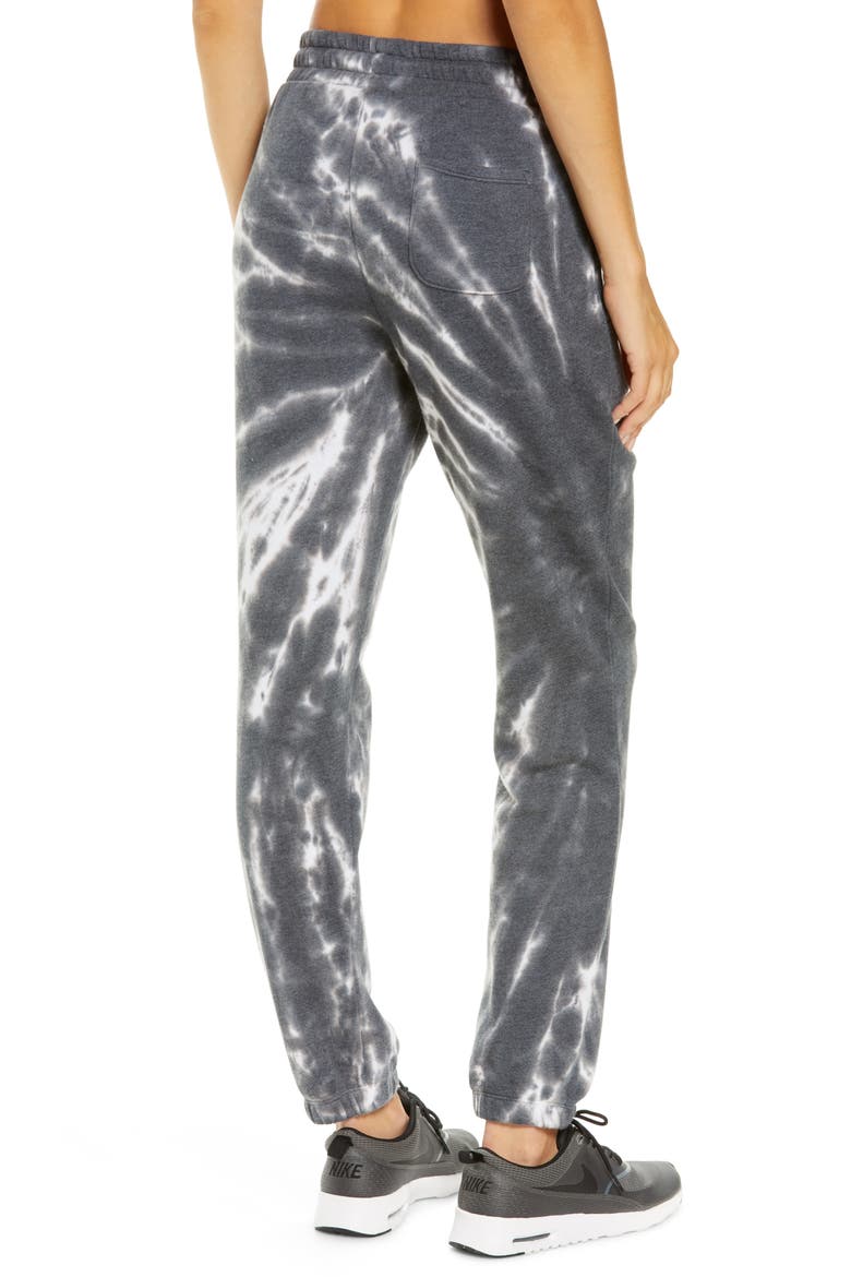 Tie Dye Joggers, Alternate, color, BLACK