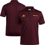 adidas Maroon Arizona State Sun Devils Ultimate 365 Ottoman Polo Shirt