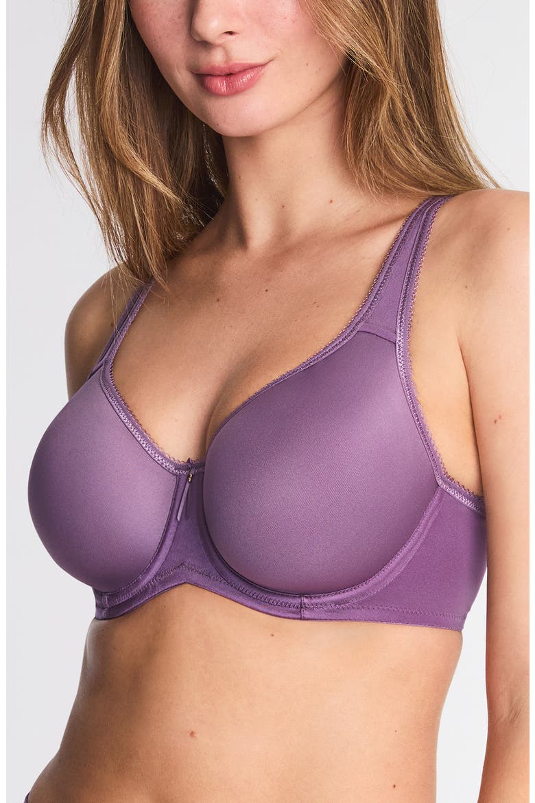 Basic Beauty Spacer Underwire T-Shirt Bra, Alternate, color, ITALIAN GRAPE