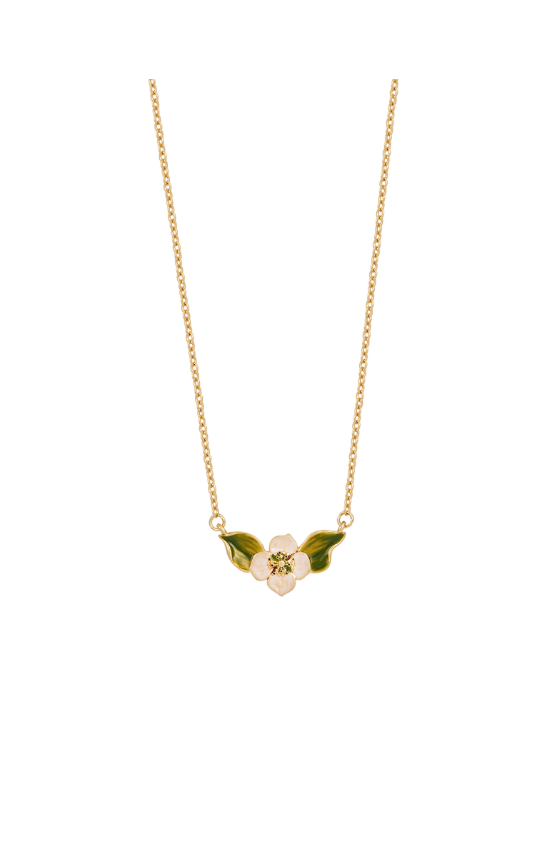 Fable England Poppy Anemone Gold Chain Necklace, Main, color, Gold