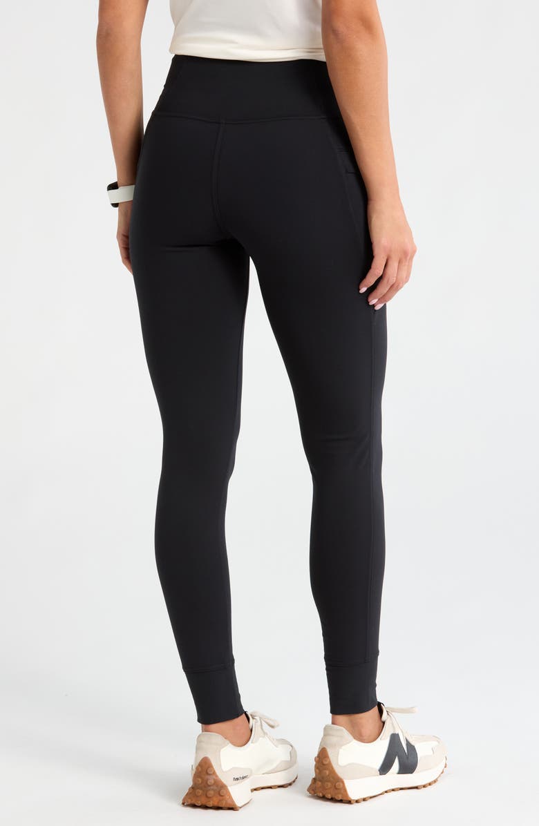 Zella Fleece Lined Performance Pocket Leggings, Alternate, color,