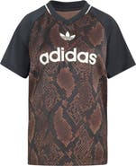 adidas Originals Faux-Snakeskin-Printed Jersey