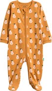 Little Green Radicals Summer Pears Organic Cotton Footie