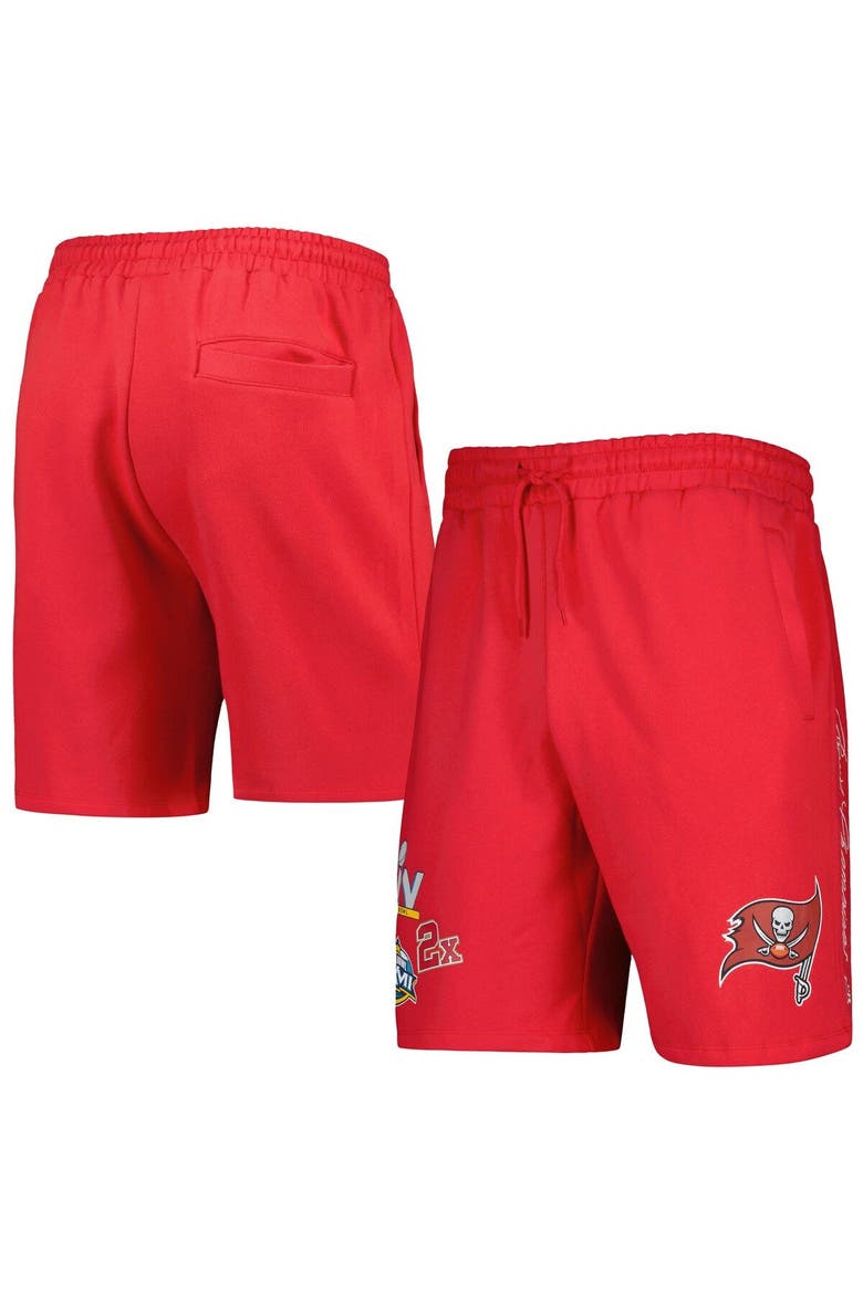 Men's New Era Red Tampa Bay Buccaneers Historic Champs Shorts, Main, color, Red