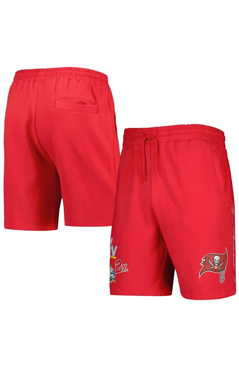 New Era Men's New Era Red Tampa Bay Buccaneers Historic Champs Shorts, Main, color, Red