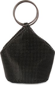 Olga Berg Bianca Mesh Bucket Bag