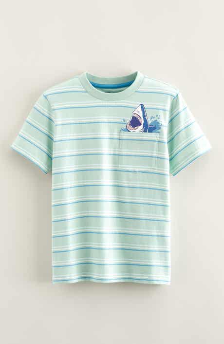 Tucker + Tate Kids' Stripe Cotton Graphic Pocket T-Shirt