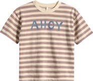Rylee + Cru Kids' Ahoy Stripe Relaxed T-Shirt