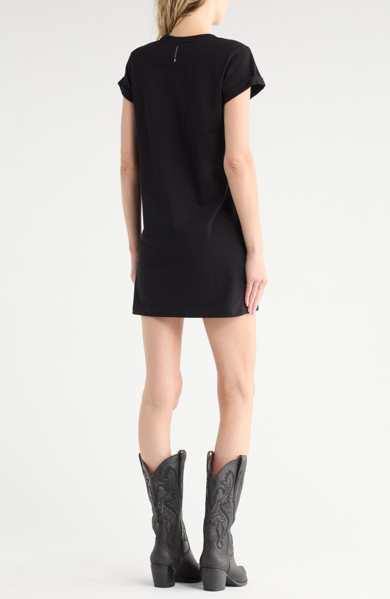 AllSaints Ann Short Sleeve Cotton Minidress, Alternate, color,